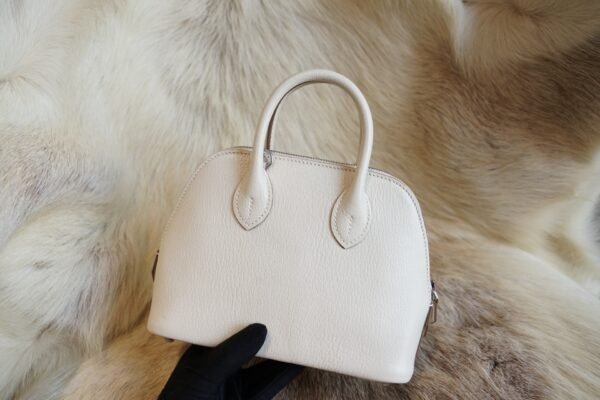 DDMode Whatsapp 8L Beton Chevre Leather Bolide Mini 18CM Silver Hardware