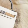 DDMode Hermes 8L Beton / Chai / Etain Epsom Mini Kelly 19CM Silver Hardware