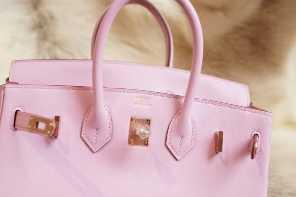 DDMode Factory X9 Mauve Sylvestre Swift Leather Birkin 25CM Gold Hardware