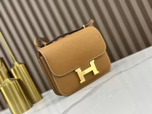 DDMode Hermès Constance Epsom Ck37 Golden Brown Gold Hardware 19cm Full Handmade Ghw