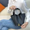 DDMode Factory Picotin Togo Black Gold Hardware 18cm Full Handmade