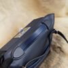 DDMode Hermes 2Z Blue Nuit Mini Kelly 2424 Evercolor Leather Silver Hardware