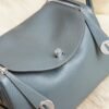 DDMode Factory Hermes Y7 Blue Orage Clemence Leather Lindy 26CM Silver Hardware
