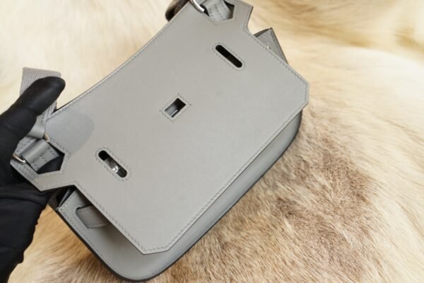DDMode Factory Hermes Jypsiere Mini 0L Gris Meyer Swift Leather Silver Hardware