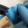 DDMode Factory Hermes Jypsiere 29CM 75 Blue Jean Clemence Silver Hardware