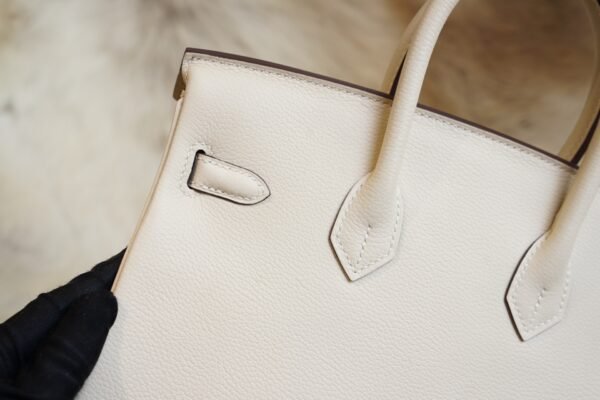 DDMode Factory Hermes Birkin 25CM 8L Beton Evercolor Leather Gold Hardware