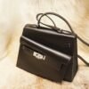 DDMode Hermes CK89 Nior Box Leather Kelly Desordre 20 Silver Hardware
