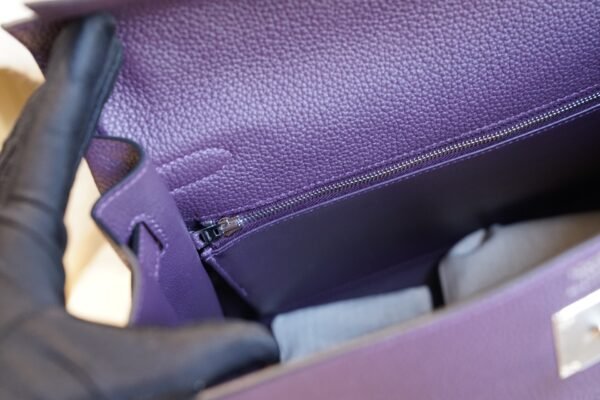 DDMode Hermes P9 Anemone Togo Leather Kelly Retourne 32CM Silver Hardware