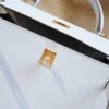 DDMode Wechat Hermes T0 Blue Brume Chevre Leather Kelly 25CM Gold Hardware
