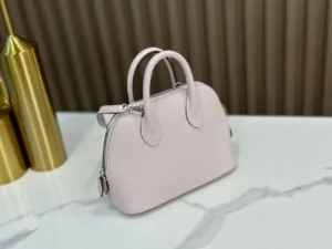 DDMode Hermès Min Bolide Light Purple Pink Silver Hardware 19cm Full Handmade Phw