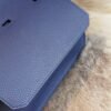 DDMode Hermes CK73 Blue Saphir Jypsiere 29CM Clemence Leather Silver Hardware