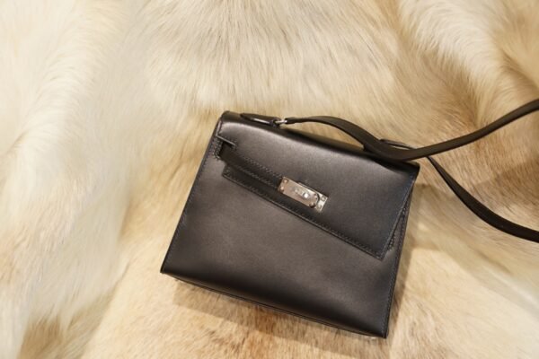 DDMode Hermes CK89 Nior Box Leather Kelly Desordre 20 Silver Hardware