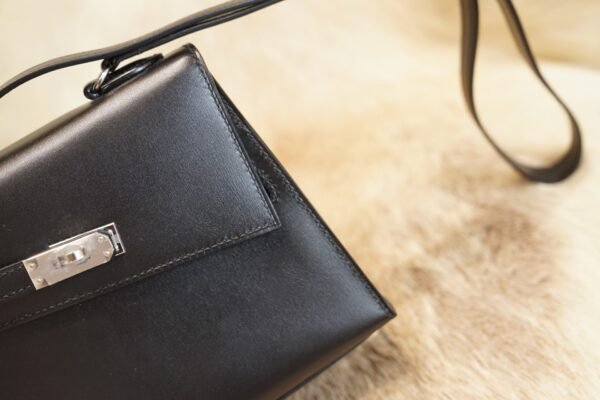 DDMode Hermes CK89 Nior Box Leather Kelly Desordre 20 Silver Hardware