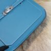 DDMode Factory Hermes Jypsiere 29CM 75 Blue Jean Clemence Silver Hardware