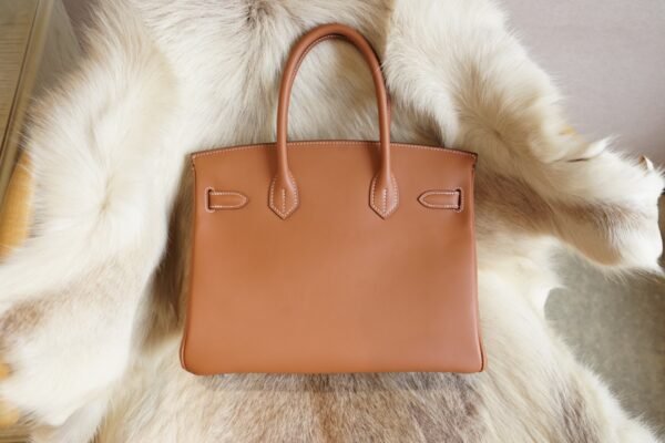 DDMode Wechat Hermes Birkin 30CM CK37 Gold Jonathan Leather Silver Hardware