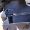 DDMode Wechat Hermes Togo / Shiny Crocodile Touch Birkin 25CM 2Z Blue Nuit