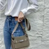 DDMode Factory Jypsiere Swift Etoupe Grey Silver Hardware 23cm Full Handmade