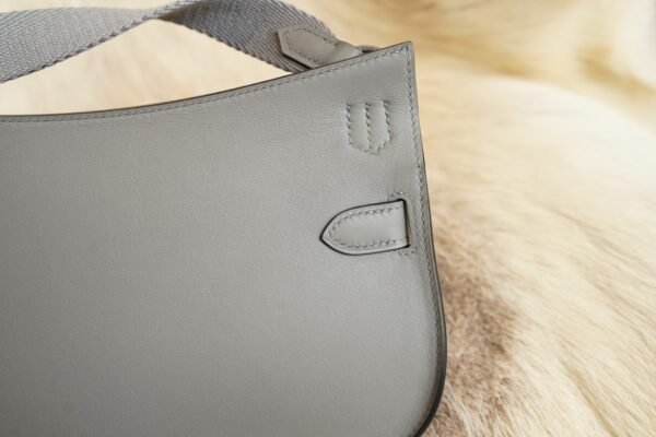 DDMode Factory Hermes Jypsiere Mini 0L Gris Meyer Swift Leather Silver Hardware
