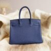 DDMode Hermes 73 Blue Saphir Togo Leather Birkin 30CM Silver Hardware