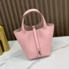 DDMode Factory Picotin Togo New Pink Silver Hardware 18cm Full Handmade