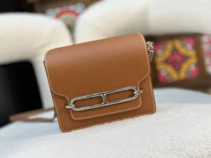 DDMode Factory Roulis Evercolor Ck37 Golden Brown Silver Hardware 19cm Full Handmade