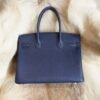DDMode Hermes 73 Blue Saphir Togo Leather Birkin 30CM Silver Hardware