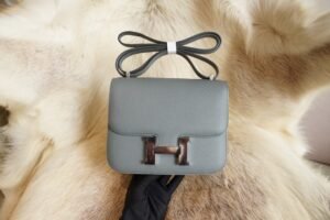 DDMode Factory Hermes Constance 19CM CK63 Vert Amande Epsom Silver Hardware