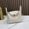 DDMode Factory Mini Lindy Togo Creamy White Gold Hardware 19cm Full Handmade
