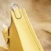 DDMode Factory Hermes 0Y Lemoncello Clemence Evelyne Mini 17CM Silver Hardware