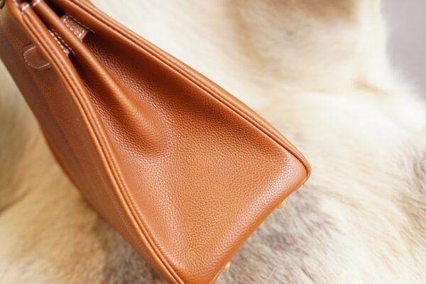 DDMode Hermes Kelly Retourne 32CM 34 Fauve Barenia Leather Gold Hardware