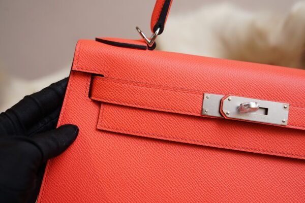 DDMode Whatsapp Hermes Kelly Sellier 28CM 0E Rose Texas Epsom Silver Hardware
