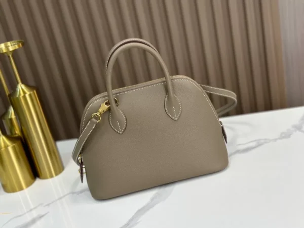 Bolide Evercolor Ck18 Etoupe Grey Gold Hardware 25cm Full Handmade Ghw