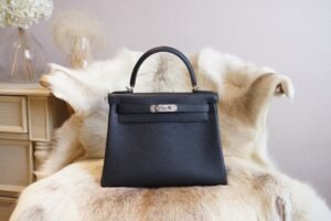 DDMode Wechat Hermes CK89 Nior Evercolor Kelly Retourne 28CM Silver Hardware