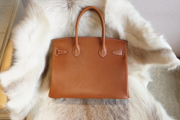 DDMode Factory Hermes 34 Fauve Barenia Leather Birkin 30CM Silver Hardware