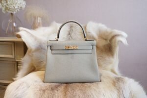 DDMode Factory Hermes Q1 Sauge Togo Leather Kelly 28CM Gold Hardware