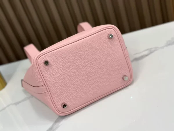 DDMode Factory Picotin Togo New Pink Silver Hardware 18cm Full Handmade