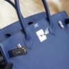 DDMode Hermes 73 Blue Saphir Togo Leather Birkin 30CM Silver Hardware