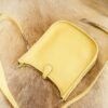 DDMode Factory Hermes 0Y Lemoncello Clemence Evelyne Mini 17CM Silver Hardware