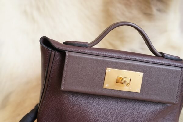 DDMode Factory 0G Rouge Sellier Kelly 2424 Mini Evercolor Leather Gold Hardware