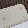 Bolide Evercolor Creamy White Silver Hardware 25cm Full Handmade Phw
