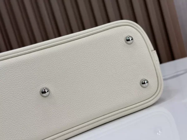 Bolide Evercolor Creamy White Silver Hardware 25cm Full Handmade Phw