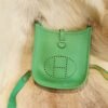 DDMode Hermes 0Z Vert Comics Evelyne Mini 17CM Clemence Leather Silver Hardware