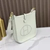 DDMode Hermès Mini Evelyne Togo Light Green Gold Hardware 16cm Full Handmade Ghw