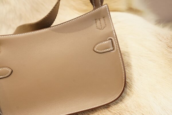 DDMode Wechat Hermes Jypsiere Mini CK18 Etoupe Swift Leather Silver Hardware