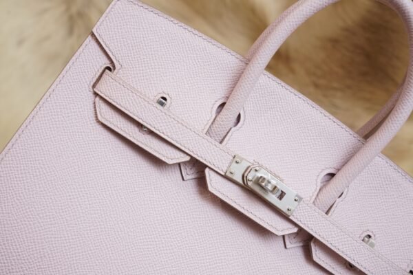 DDMode Whatsapp Hermes Birkin 25CM 09 Mauve Pale Epsom Leather Silver Hardware