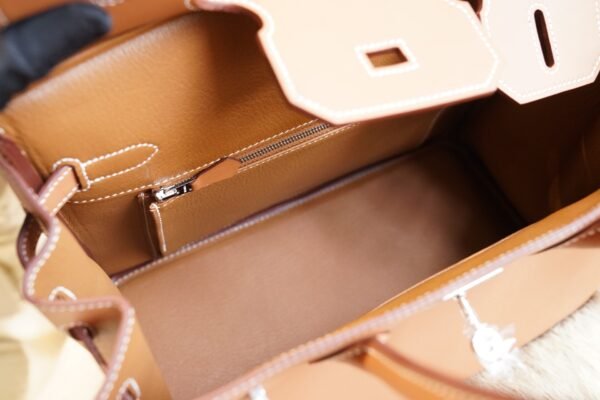 DDMode Wechat Hermes Birkin 30CM CK37 Gold Jonathan Leather Silver Hardware