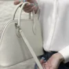 Bolide Evercolor Creamy White Silver Hardware 25cm Full Handmade Phw