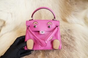 DDMode Factory Hermes 9I Magnolia Kelly Doll 16CM Swift Leather Silver Hardware