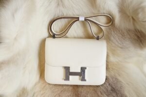 DDMode Whatsapp Hermes I2 Nata Constance 24CM Epsom Leather Silver Hardeware