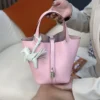 DDMode Factory Picotin Togo New Pink Silver Hardware 18cm Full Handmade